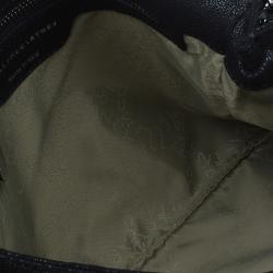 Stella McCartney Black Falabella Shaggy Deer Messenger Bag