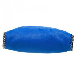 Pre Owned Stella McCartney Blue Faux Leather Small Falabella Tote