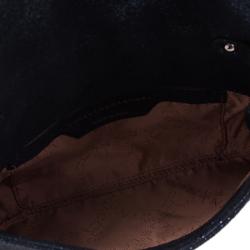 مملوكة مسبقًا حقيبة كروس ستيلا مكارتني فالابالا جلد صناعي أزرق ميتاليك