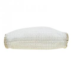 مملوكة مسبقًا Stella McCartney Beige Woven Glitter Fabric Small Falabella Tote