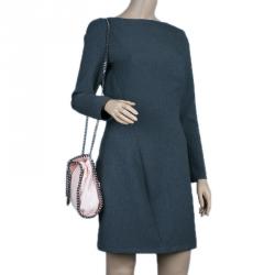 مملوكة مسبقًا Stella McCartney Metallic Pink Faux Leather Mini Falabella Tote Bag