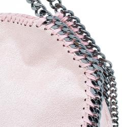 مملوكة مسبقًا Stella McCartney Metallic Pink Faux Leather Mini Falabella Tote Bag