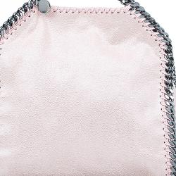 مملوكة مسبقًا Stella McCartney Metallic Pink Faux Leather Mini Falabella Tote Bag
