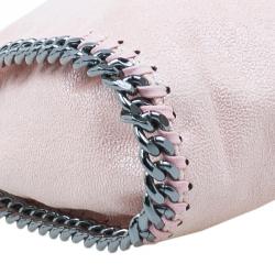 مملوكة مسبقًا Stella McCartney Metallic Pink Faux Leather Mini Falabella Tote Bag