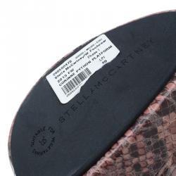 Pre Owned حذاء ستيلا مكارتني كورين جلد ثعبان نعل سميك مقاس 39