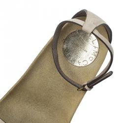 Pre Owned صندل ستيلا مكارتني نعل فينيل بيج بإبزيم مزدوج مقاس 38