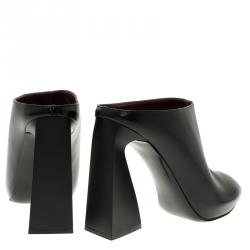 Pre Owned Stella McCartney Black Vanessa Mules Size 38