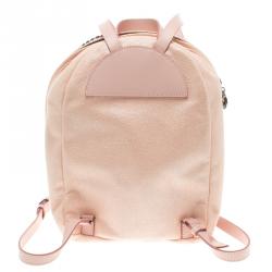 Pre Owned Stella McCartney Pink Faux Leather Falabella Backpack