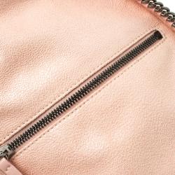 Pre Owned Stella McCartney Pink Faux Leather Falabella Backpack