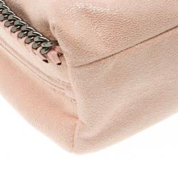 Pre Owned Stella McCartney Pink Faux Leather Falabella Backpack