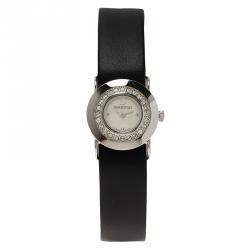 Pre Owned Swarovski White Stainless Steel Crystals Shourouk  Women's Wristwatch 21MM