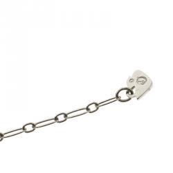 Pre Owned Swarovski Blue Crystal And Ribbon Choker Necklace