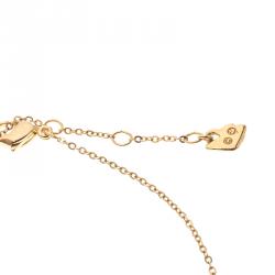 Swarovski Interlocking Rings Yellow Crystal Necklace