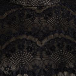 Tadashi Shoji Black Lace Chiffon Gown XXL
