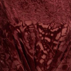 Tadashi Shoji Red Devore Gown L