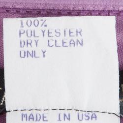 مملوكة مسبقًا فستان تداشي شوجي بنفسجي فاتح ترتر مزخرف بكشكشة بلا حمالات M