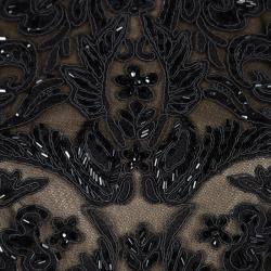 Pre Owned فستان سهرة تداشي شوجي NYFW خريف 2014 مزخرف بلا أكمام M