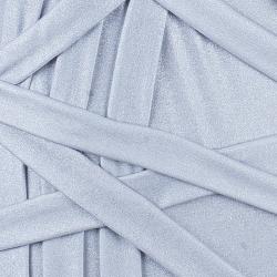 Pre Owned Tadashi Shoji Metallic Gold Paneled One-Shoulder Dress M