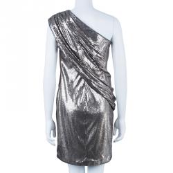 Pre Owned فستان تداشي شوجي بكتف واحد وترتر S