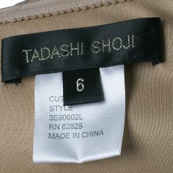 مملوكة مسبقًا فستان تداشي شوجي أسود وبيج M