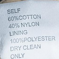 مملوكة مسبقًا فستان تداشي شوجي أسود وبيج M