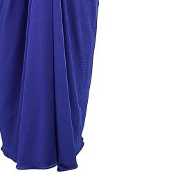 Tadashi Shoji Purple Gathered Gown S