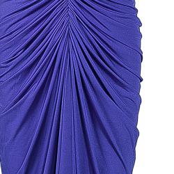 Tadashi Shoji Purple Gathered Gown S