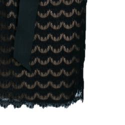 مملوكة مسبقًا Tadashi Shoji Mixed Lace Sheath Dress M