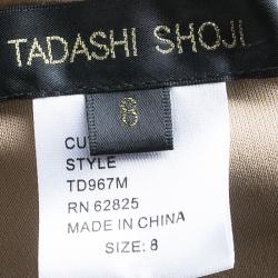 مملوكة مسبقًا Tadashi Shoji Mixed Lace Sheath Dress M