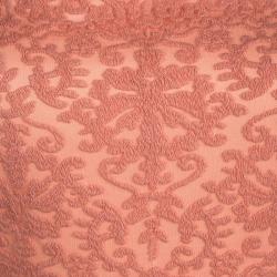 Tadashi Shoji Orange Lace and Pintuck Detail Strapless Gown XS