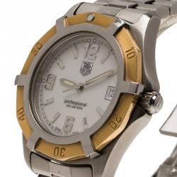 Tag Heuer White Stainless Steel Classic Women's Wristwatch 37MM