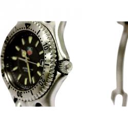 Pre Owned Tag Heuer Grey Stainless Steel Sel Women's Wristwatch 28MM