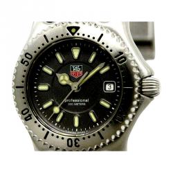 Pre Owned Tag Heuer Grey Stainless Steel Sel Women's Wristwatch 28MM