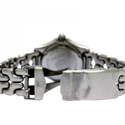 Pre Owned Tag Heuer Grey Stainless Steel Sel Women's Wristwatch 28MM