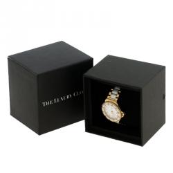Tag Heuer White Ceramic Gold Plated Steel & Diamonds Formula 1 WAH1222 Women's Wristwatch 35MM