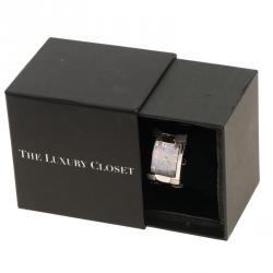 Pre Owned Technomarine Mother of Pearl Stainless Steel  Women's Wristwatch 24 mm