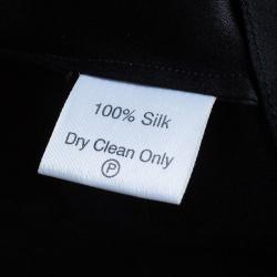 Pre Owned Temperley London Black Embellished Strapless Gown M