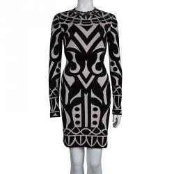 Temperley London Jacquard Knit Long Sleeve Jani Dress S