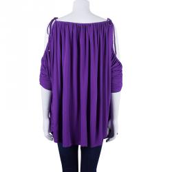 Pre Owned Temperley London Drawstring Cutout Detail Top M