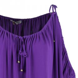 Pre Owned Temperley London Drawstring Cutout Detail Top M