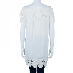 Pre Owned Temperley London White Cutout Top L