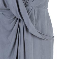 Temperley London Grey Embellished Maxi Dress M
