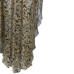Temperley London Animal Print Chiffon Kaftan L