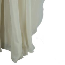 Temperley London Cream Embellished Belted Kaftan Dress M