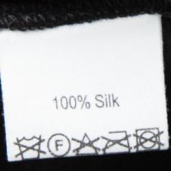 Temperley London Black Silk Embellished Cape Style Abaya (One Size)