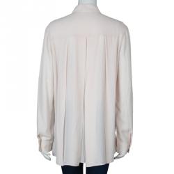 Pre Owned The Row Blush Pink Long Sleeve Buttondown Shirt M