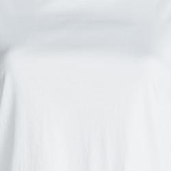 Pre Owned The Row White Cotton Bell Sleeve T-Shirt S
