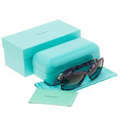 Pre Owned Tiffany & Co. Purple Gradient TF4066 Square Sunglasses