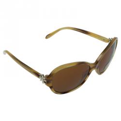 Pre Owned Tiffany & Co. Brown 4068 Butterfly Wrap Sunglasses