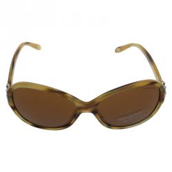 Pre Owned Tiffany & Co. Brown 4068 Butterfly Wrap Sunglasses
